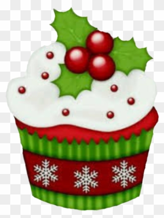 Reportar Abuso - Png Cup Cake Christmas Clipart