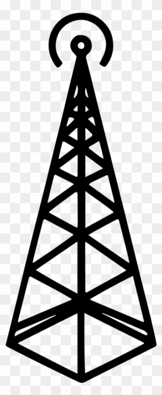 Cell Towers - Radio Tower Clipart - Png Download