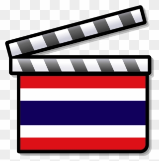 Thailand Film Clapperboard - Cinéma Allemand Clipart