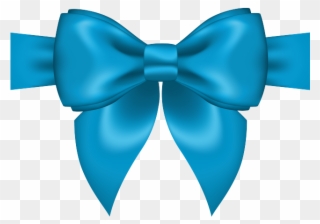 Bow Tie Clipart Aqua - Transparent Christmas Clip Art - Png Download