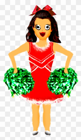 Cheerleader - Illustration Clipart
