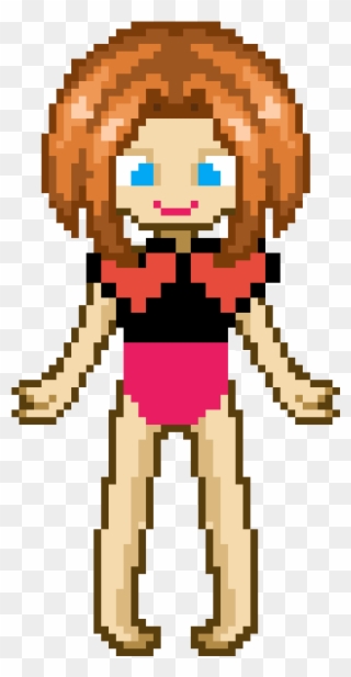 Swim Wear - Grid Aphmau Pixel Art Clipart