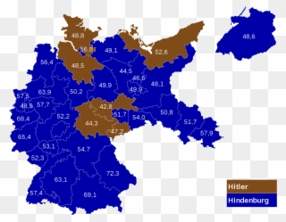 1200 X 951 0 - German Election Map 1933 Clipart