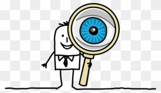 Pair Clipart Service Business - Eye Check Up Cartoon - Png Download