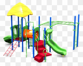 Buddy Builder Park Structures D Front View Ⓒ - Play Structure Clipart Transparent - Png Download