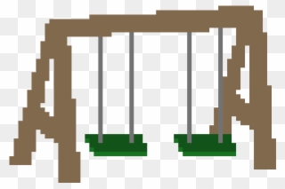 Swing Set Pixel Art Clipart