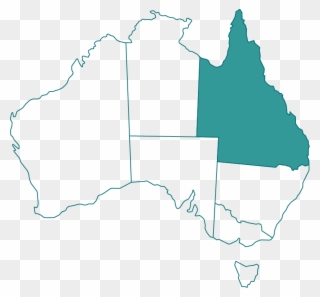 Available In Qld Only - Queensland Map Png Clipart