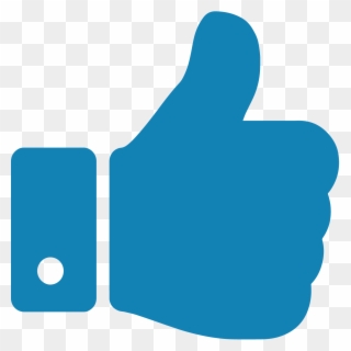 Locally Based - Blue Thumbs Up Png Clipart