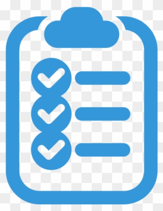 Clipboard - Transparent Background Checklist Icon Png