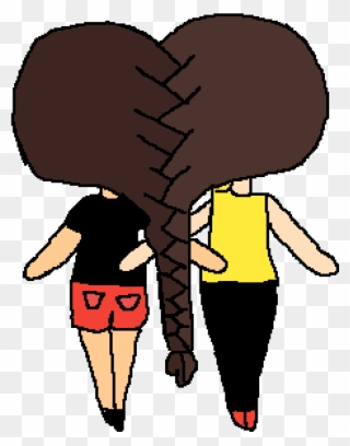 This Is Me And My Friend Kennedy She Its My Bff - 2 Bffs Clipart