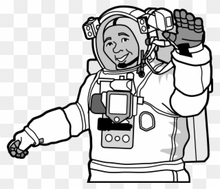 Space Suit Drawing Clipart