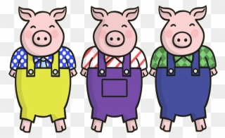 The Three Little Pigs - Three Little Pigs Twinkl Clipart
