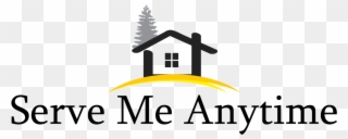 Serve Me Anytime Logo - Illustration Clipart