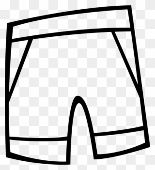 Vector Illustration Of Short Pants Or Shorts Apparel Clipart