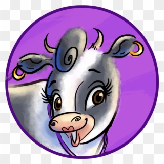 This Special Character Is Based On A Real Cow From - Cartoon Clipart
