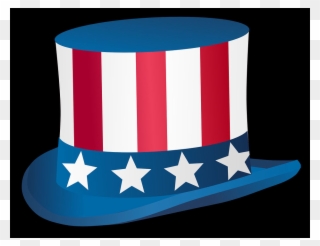 Transparent Background Uncle Sam Hat Clipart - Png Download
