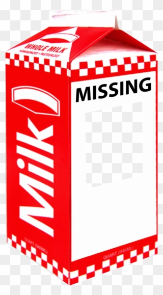Popular - Missing Milk Carton Blank Clipart