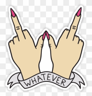 Whatever Sticker Clipart