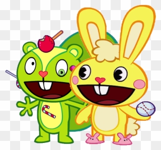 Cuddles/nutty - Happy Tree Friends Nutty Clipart