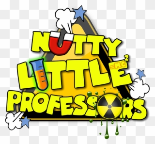 Nutty Little Prof Logo Small Clipart