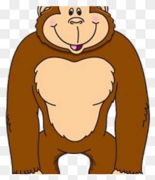 Gorilla Clipart Body - Clipart Of Ape - Png Download