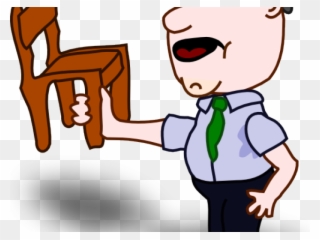 Chair Clipart Person - No Work Is Done Example - Png Download