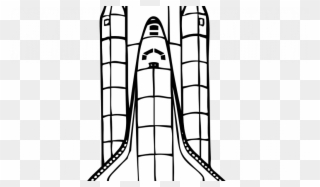 Pages Liftoff Black White Line Art Book Colouring 1331px - Printable Space Shuttle Coloring Pages Clipart