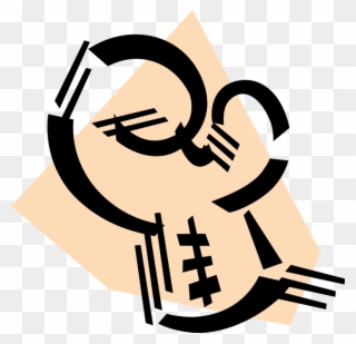 Vector Illustration Of Prize Fighting Boxing Glove Clipart