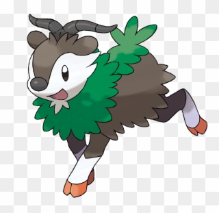 A Grass-type Pokémon, Skiddo Has A Gentle Nature And - Skiddo Pokemon Clipart