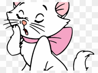 Yawn Clipart Disney - Marie Aristocats Clipart - Png Download
