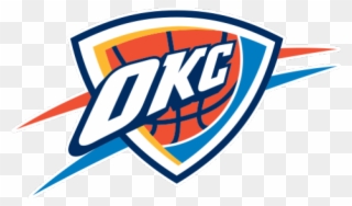 Oklahoma City Thunder Clipart Nba - Oklahoma City Thunder Logo - Png Download