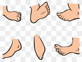 Feet Clipart Happy Foot - اقدام كرتون - Png Download