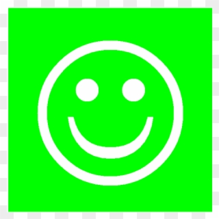 Smiley Vert Simple Face - Smiley Clipart