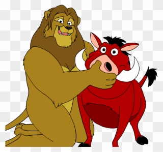 Yogi Bear Clipart - Pumbaa Not In Front Of The Kids - Png Download