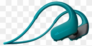 Waterproof And Dustproof Walkman - Sony Nw Ws413 Blue Clipart