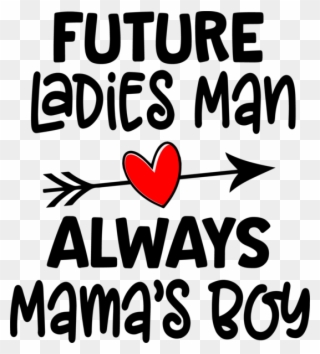 Future Ladies Man - Heart Clipart
