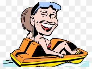 Canoe Paddle Clipart Animated - Paddle Boat Clip Art - Png Download