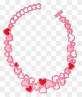 Necklace Clip Art - Background Design Pink Baby Shower - Png Download