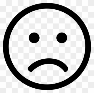 Png File - Sad Smiley Icon Png Clipart