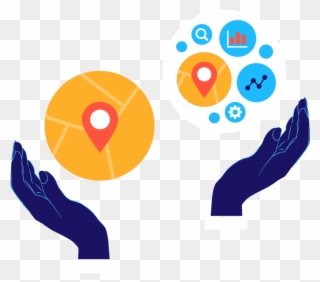 Array Of Icons Representing Arcgis Vs Best Of Breed - Circle Clipart