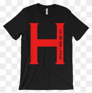Image Of Black Big H Humble - Dakota Kai T Shirt Clipart