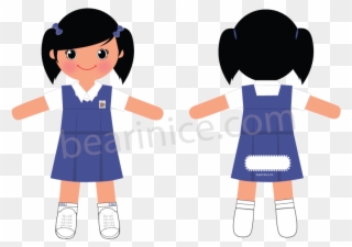 School Doll - Chij Secondary (toa Payoh) Clipart