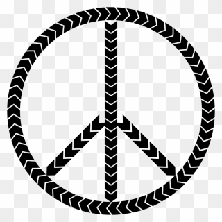 Tread Tire Peace Symbols State Of The Union - Clip Art Peace Sign Png Transparent Png