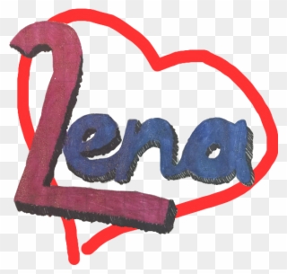 Lena❤ Lenameyerlandrut Lena Name Name Heart Herz Rot - Name Clipart