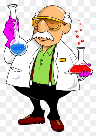 Laboratory Cartoon Science Experiment Transprent Png - Chemistry Teacher Clipart