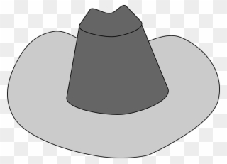 Free Cowboy Hat Clipart Black And White Images - Gray Cowboy Hat Clip Art - Png Download