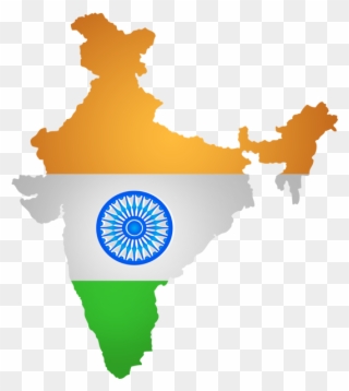Clip Art Library India Flag Png Clip Art Image Gallery - India Map Vector Transparent Png