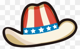Cowboy Hat Clip Art American Flag - Usa Cowboy Hat Png Transparent Png