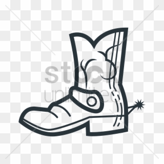 Cowboy Boot Clipart Shoe Cowboy Boot Clip Art - Cowboy Boot - Png Download