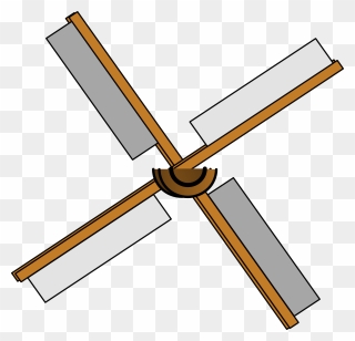 Windmill Blade Clipart - Png Download